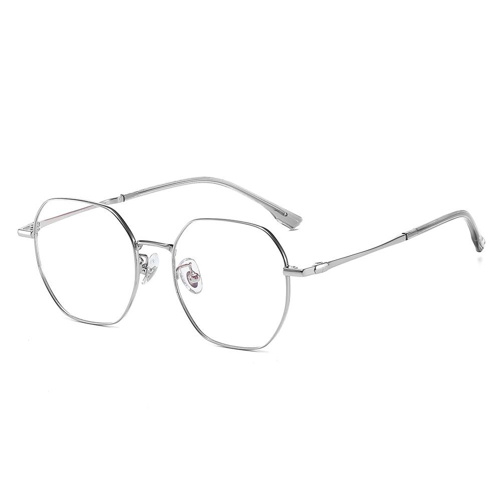 The Same Glasses Ultra-Light Pure Titanium Glasses Frame Plain Retro Glasses Frame 92038