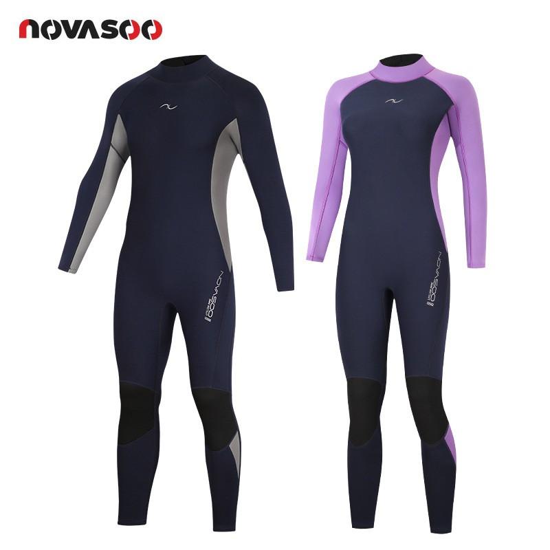 3mm Neoprene Wetsuit Men Women Full Body UV Protection Thermal Insulation Surfing Diving Swimming
