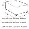 Elastic Square Footstool Cover Polar Fleece Ottoman Case Sofa Footrest Stool Slipcover For Living Room Home Furniture Protector
