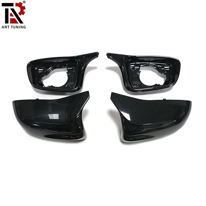 Glänzend Schwarzes Rückspiegelgehäuse Set für BMW 5er G30 G38 F90