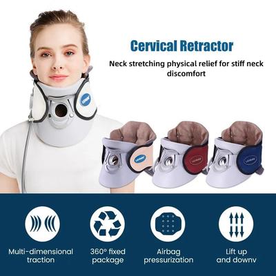 Air Inflatable Cervical Tractor Neck Stretcher Cervical Retractor Posture Neck Support Pain Relief Relax