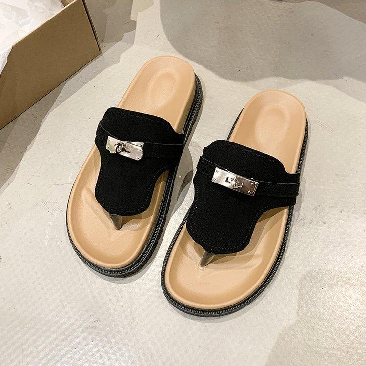 New Style Slippers, Women s Shoes, Beach Flat Shoes, Sandals 35