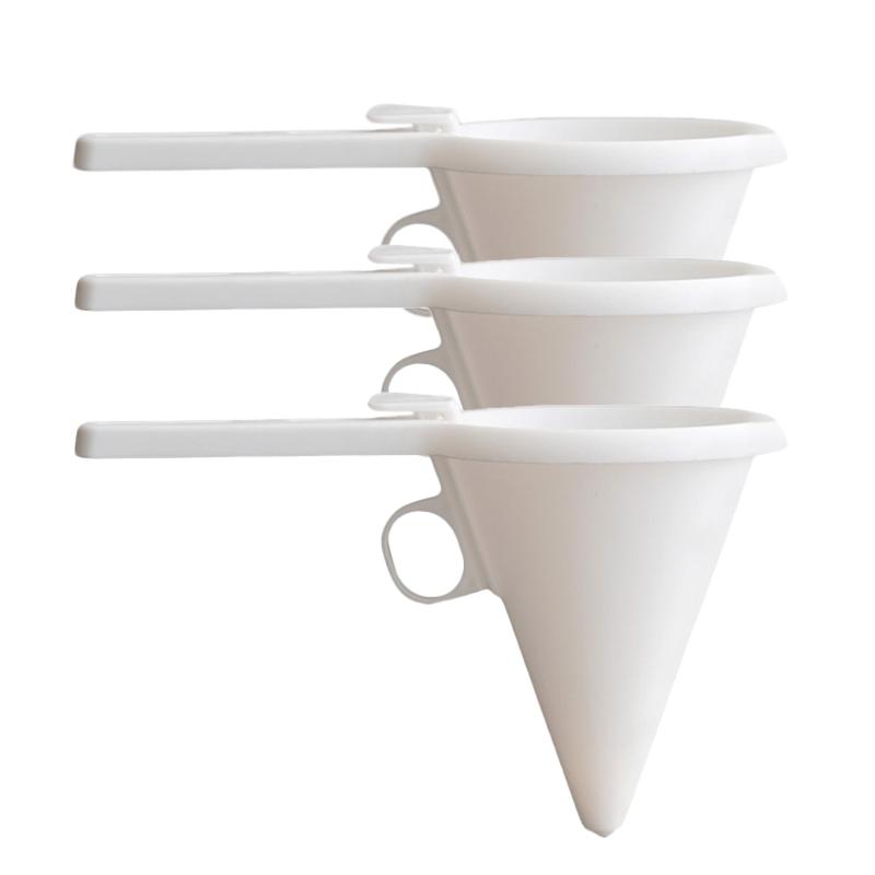 Verstellbare Handheld-Backtrichter-Werkzeuge Creme Teig Schokolade Flüssige Lebensmittel - Lebensmittelgeeigneter Kunststofftrichter, Backgießwerkzeug