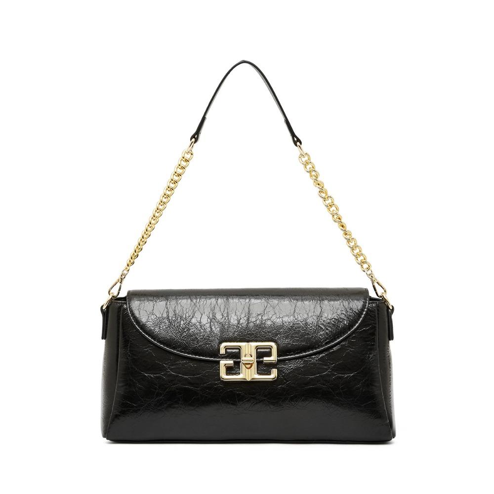 Fashion Oil Wax Leather Women's Bag New Versatile Commuter Mother Bag Shoulder Messenger Bag