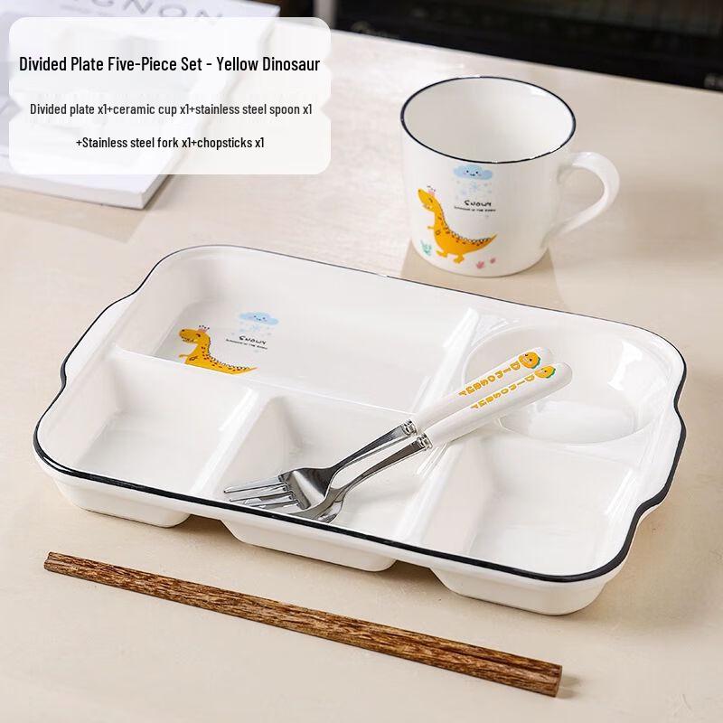 Ceramic Multi-Compartment Meal Plate