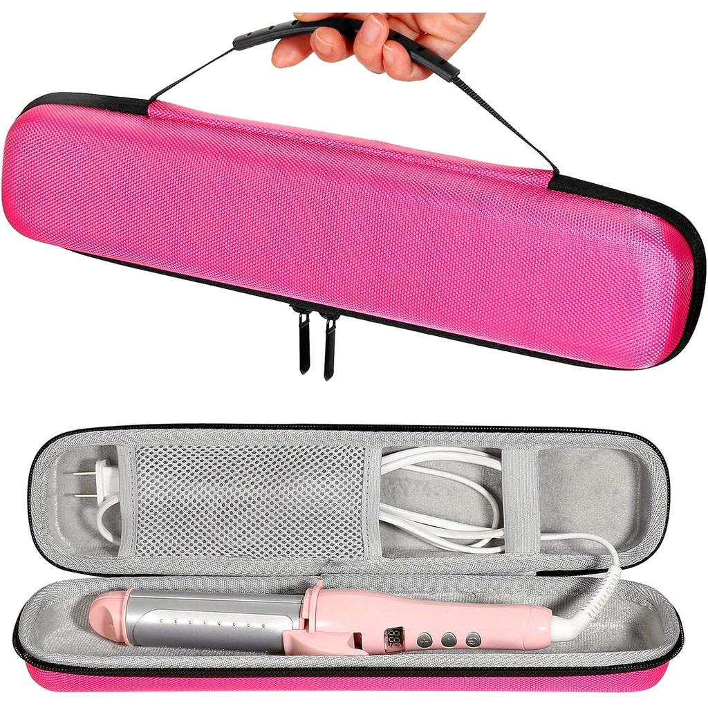 EVA Hard Protective Travel Case for Hair Straightener and Curling Iron, Universal Flat Iron Storage Pouch Bag Hair Styling Tools Organizer