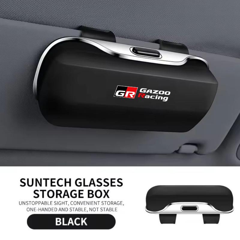 2026 New For Toyota For Toyota Rav4 Corolla Camry Aqua Yaris Cross Auris TRD Car Visor Sunglasses Glasses Case Glasses Holder Cl