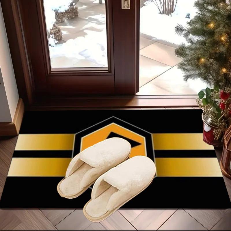Wolves Team Emblem Printed Area Rug for Office, Chair Rug, Decorative Carpet Floor Mat, Large Size Fan gifts Christmas gifts