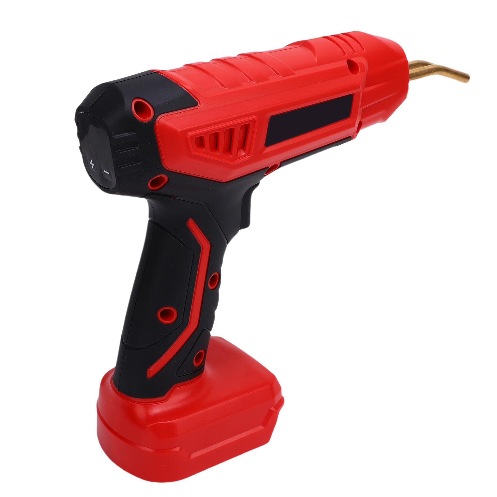 

200W Plastic Welder, 2 in 1 Plastic Welding Kit for Most Plastic Repair, 1200PCS Hot Stapler Soldering with Digital Battery Display and Work