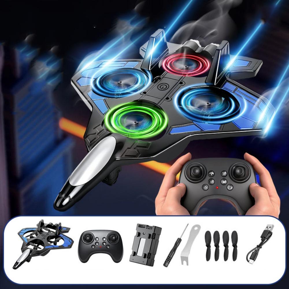 Gravity Sensing Four Motor Helicopter Toy Rechargeable RC Hobby Jet Plane Parent-child Interaction