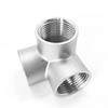 1/4" 3/8" 1/2" 3/4" 1" 1.25" 1.5" 2" BSPT Female 3 4 5 Ways Corner Cross 304 Stainless Steel Pipe Fitting Connector Water Gas
