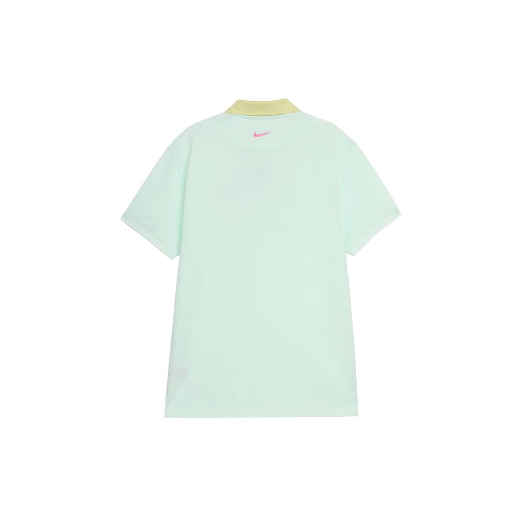 Nike Heritage Color Block Kragendesign Bequemes Atmungsaktives Kurzarm-Poloshirt Herren Poloshirts Hellgrün HM4460333