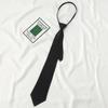 Cravatta con Coulisse Regolabile Tessuto Liscio Cravatta da Uomo Nera Formale Vestibilità Comoda Rilascio Rapido Accessorio per Outfit con Cravatta