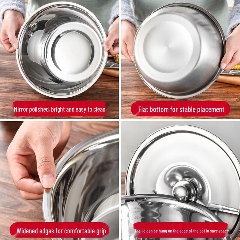 Zhi Shi Stainless Steel Kitchen Basin with Lid