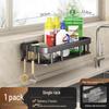 Punch-Free Kitchen Sink Organizer: Multifunctional Dishcloth and Sponge Rack