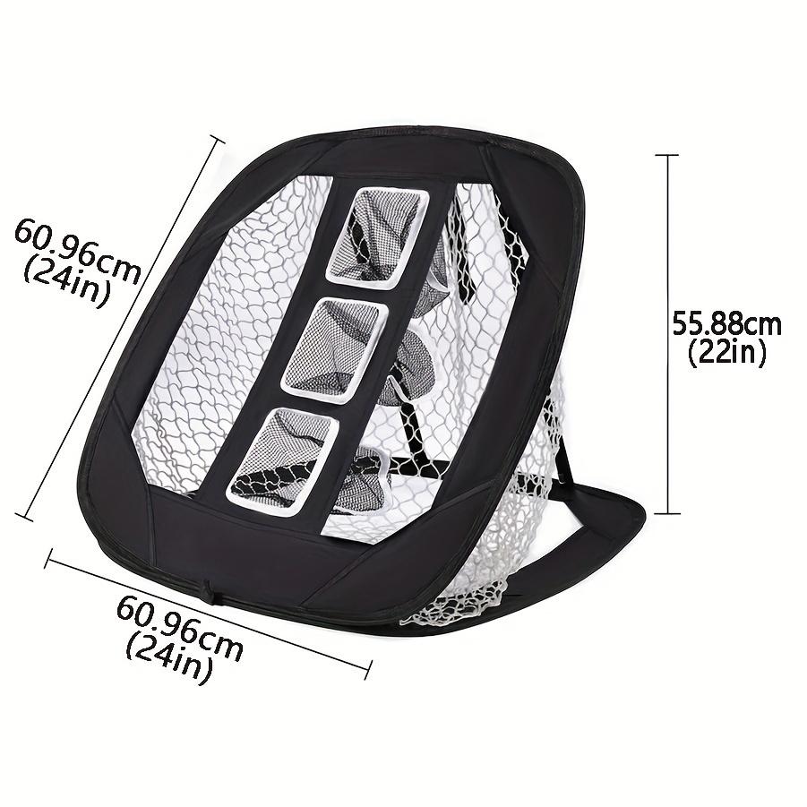 

1 шт. Сетка для тренировок по гольфу, оборудование для тренировок по гольфу, аксессуары для мишеней для гольфа в помещении/на открытом воздухе для отработки точности ударов и замахов на заднем дворе чёрный
