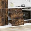 Kitchen Base Cabinet Lyon Smoked Oak Wood Based Material