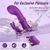Vibrator Rotating Squeeze Dildo Adult Sex Toys 4IN1 G Spot Rabbit Vibrators Female Clitoral Stimulator with 10 Vibrating