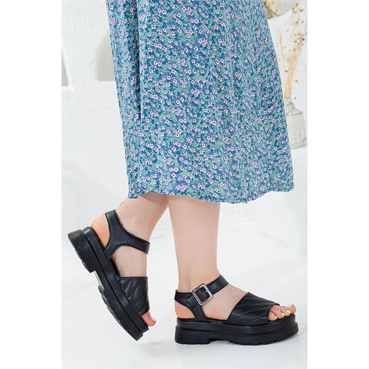 

Сандалии Toxi Woman Черная Кожа