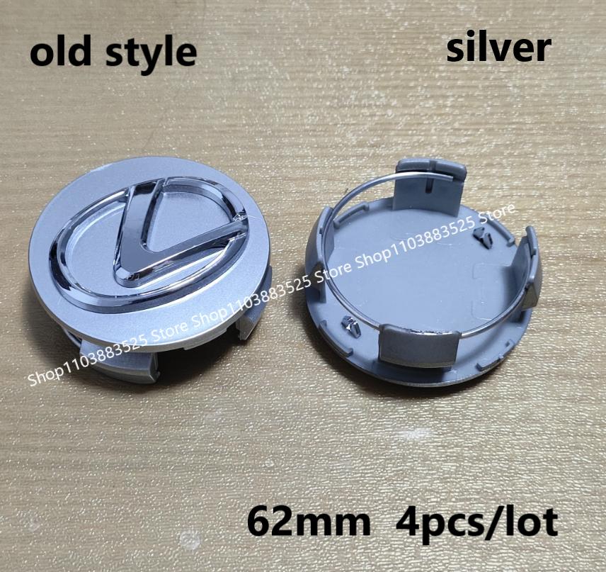 4pcs 62mm Car Wheel Hub Center Caps for Lexus RX300 NX300 CT LS LC RZ IS NX IS350 ES300 GS350 CT200h GX460 LX570 UX260 F Hubcap ADT1