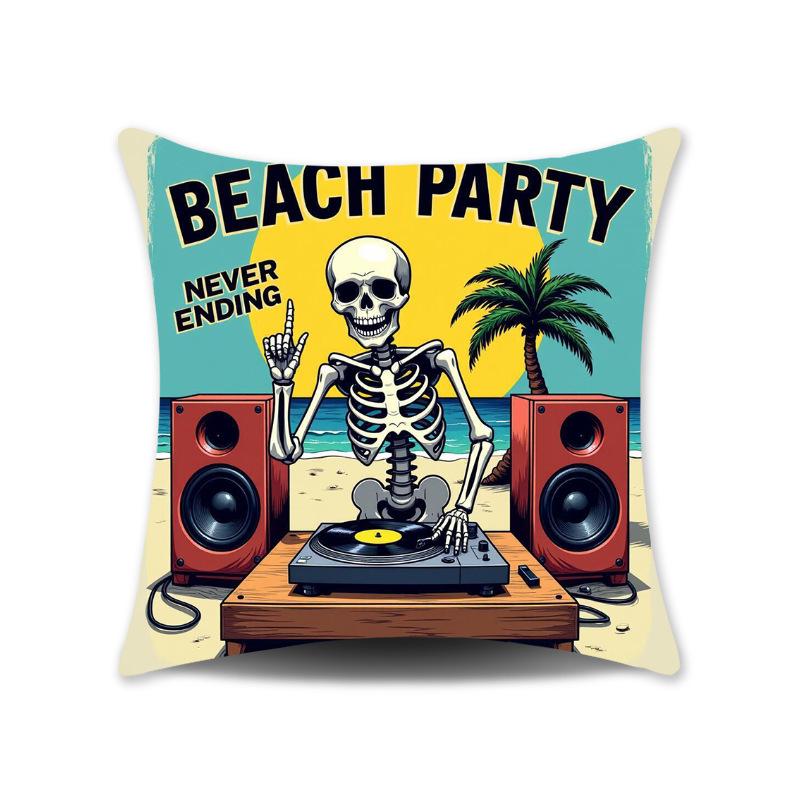 Neue Amerikanisch-Mexikanische Stil Kissenbezüge Bunte Karnevalsblume Totenkopf Sofa Dekorative Kissenbezüge