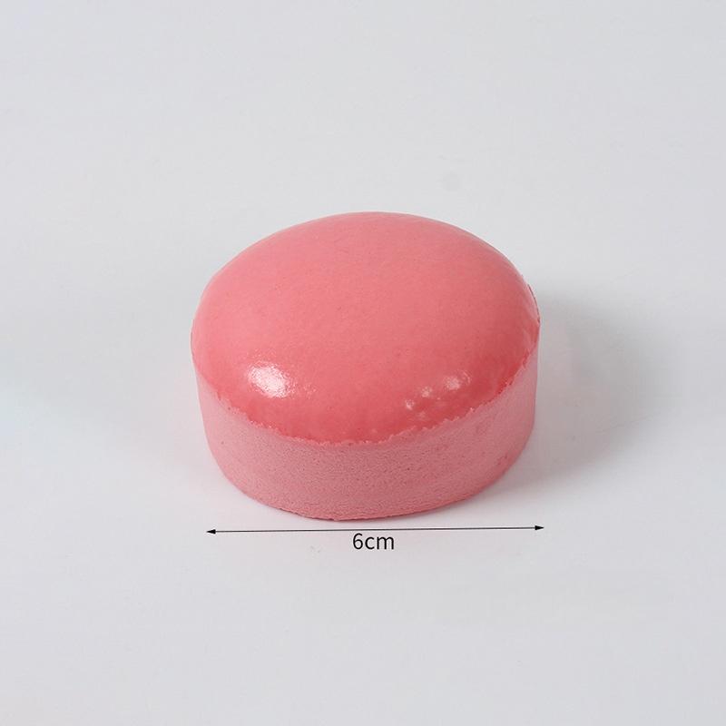1Pcs Round Cake Toy Colorful Pudding Shaped Squeeze Stress Relief Toys Soft Slow Rising Fidget Toy For Kids Party Decor Gift