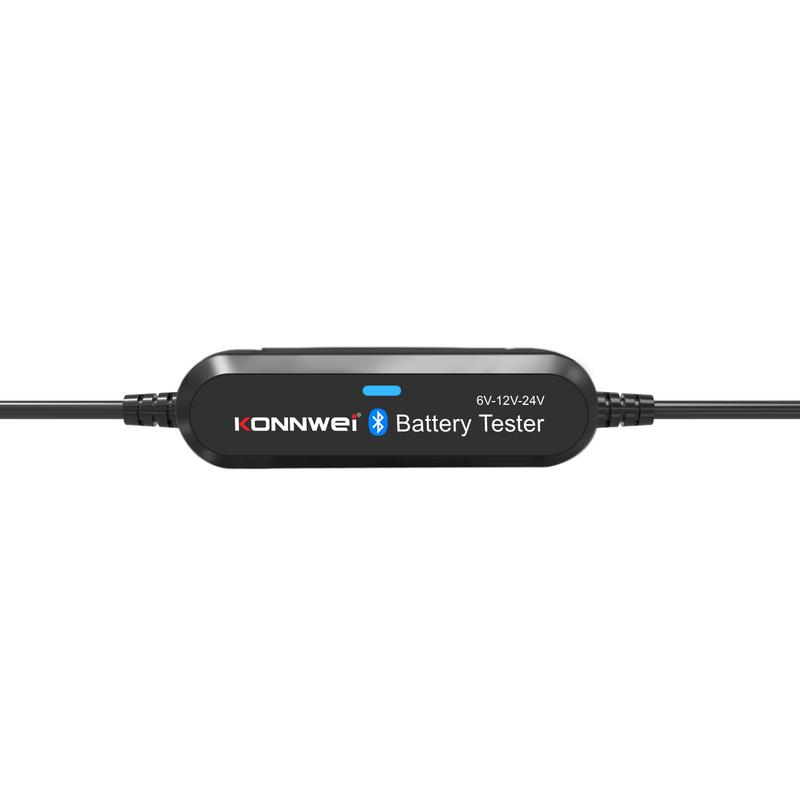 KONNWEI BK100 Bluetooth 5.0 6V 12V Car Motorcycle Battery Tester Battery Monitor 100 to 2000 CCA Charging Cranking Check Tools