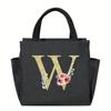Insulated Bento Lunch Box Thermal Bag Large Capacity Food Storage Bags Container for Women Cooler Travel Picnic Handbags