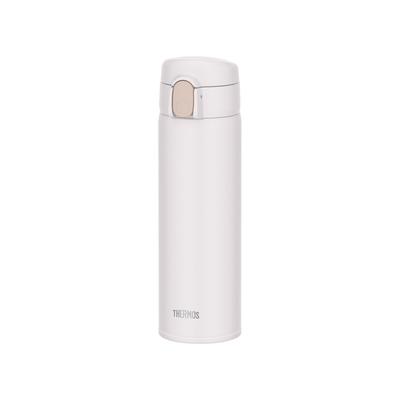 Garrafa Térmica Isolada a Vácuo com Canudo Mantém Bebidas Frias WH, 510ml, Branco, Apenas, FKA-500