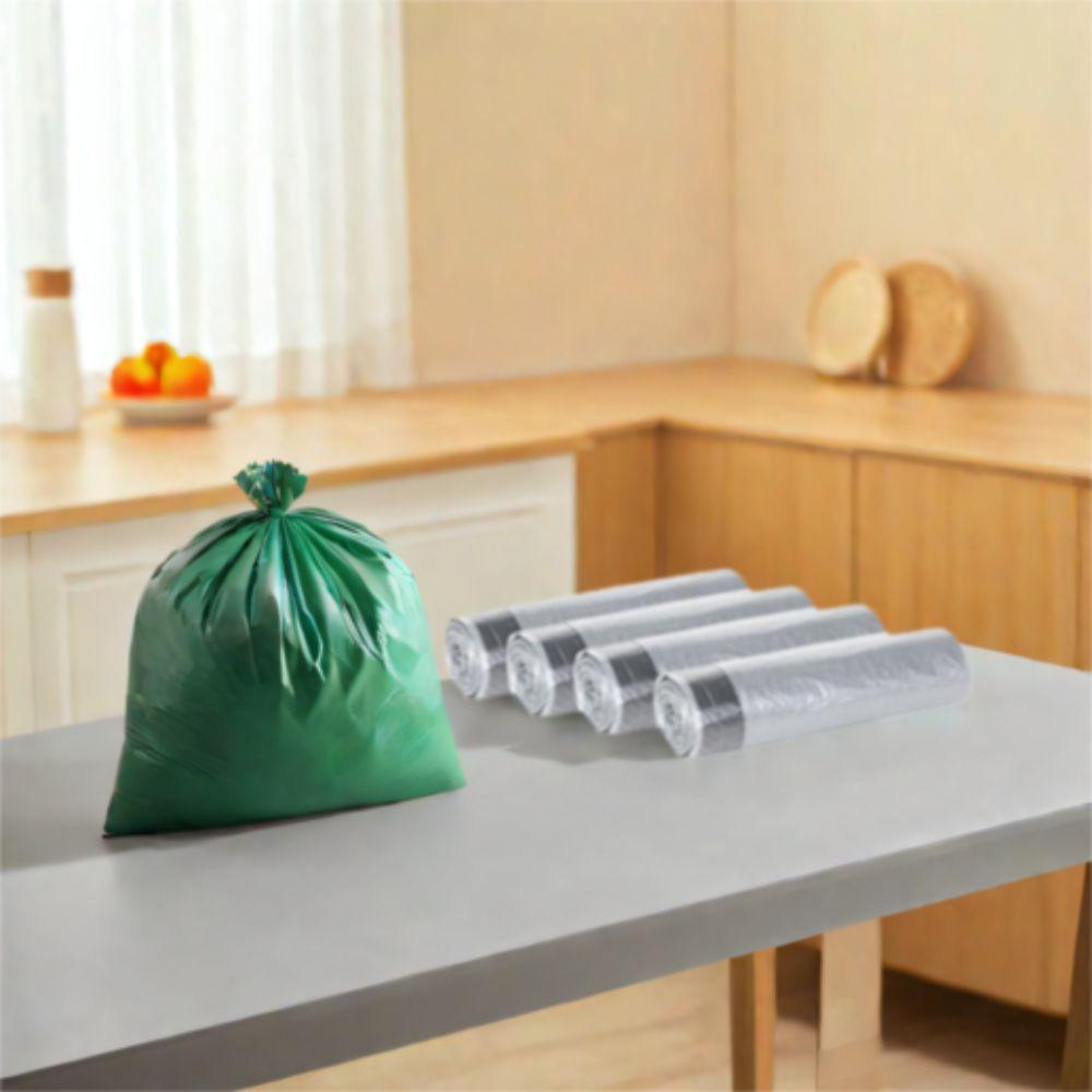 4Rolls Odor-Control Garbage Bags Disposable Wastebasket Bags Portable Kitchen Bags  Bathroom