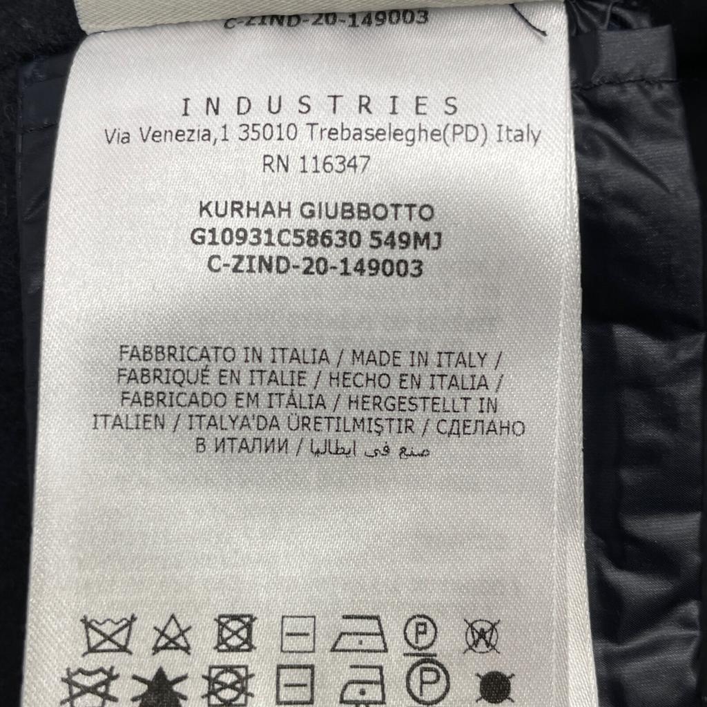 MONCLER 2020 KURHAH Down Switch Coat coat OO blackUsed