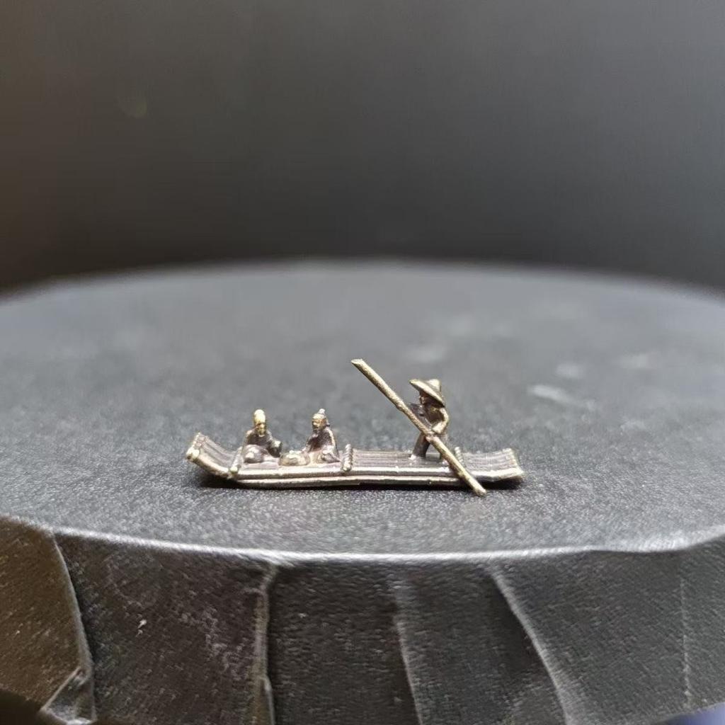 Kupferbeschichtetes Altes Alpines Fließendes Wasser Ritterlich Antik Kleine Verzierung Felsgarten Wasser- und Landbecken Mikrolandschaft Bonsai