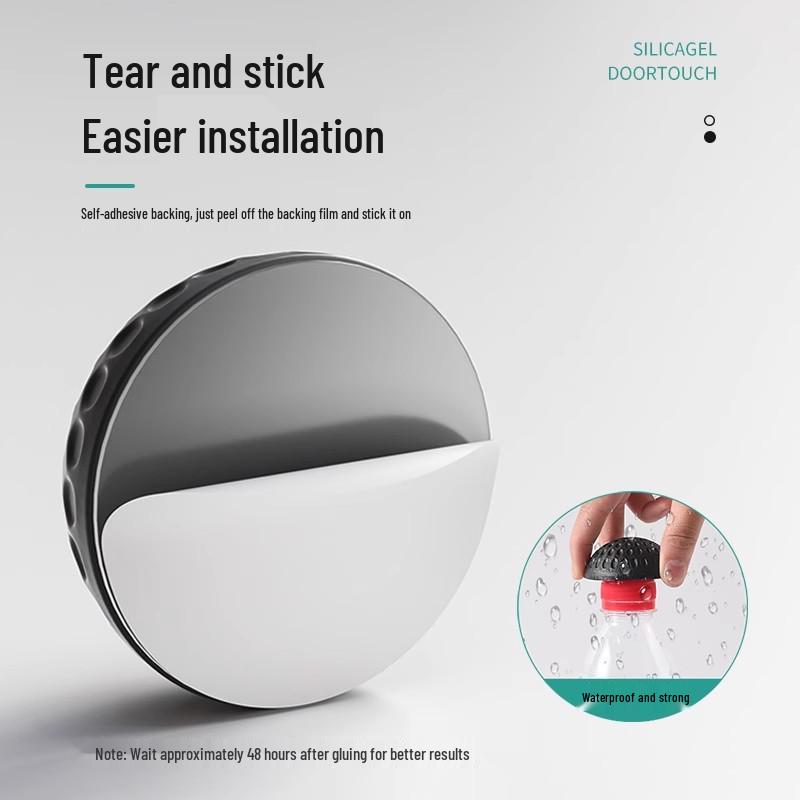 Silikonová protikolizní podložka pod kliku a zarážka