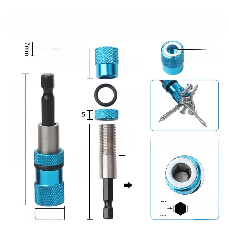 6.35mm Magnetic Hexagonal Self-Locking Extension Rod for Electric Drill