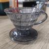 Compact Semi-Automatic Drip Coffee Maker with High Borosilicate Glass Pot