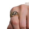 Adjustable Alloy Tiger Ring - Fashionable Trendy Style
