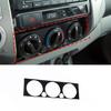 Glossy Piano Black Console AC Climate Switch Panel Cover For Toyota Tacoma 06-15