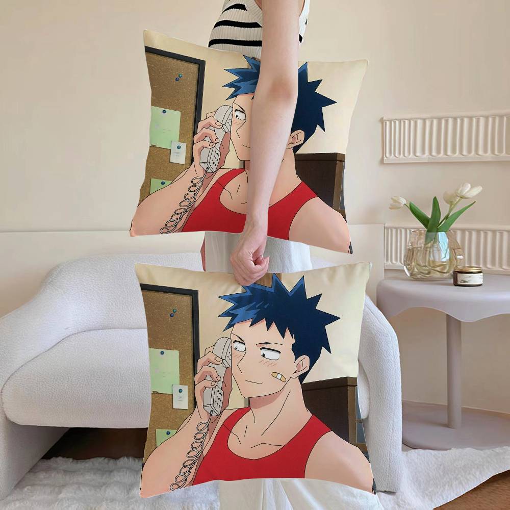 Love A-After World Domination Pillow Case Anti-dustmite Pillowcase Invisible zipper silky Sofa cushion cover