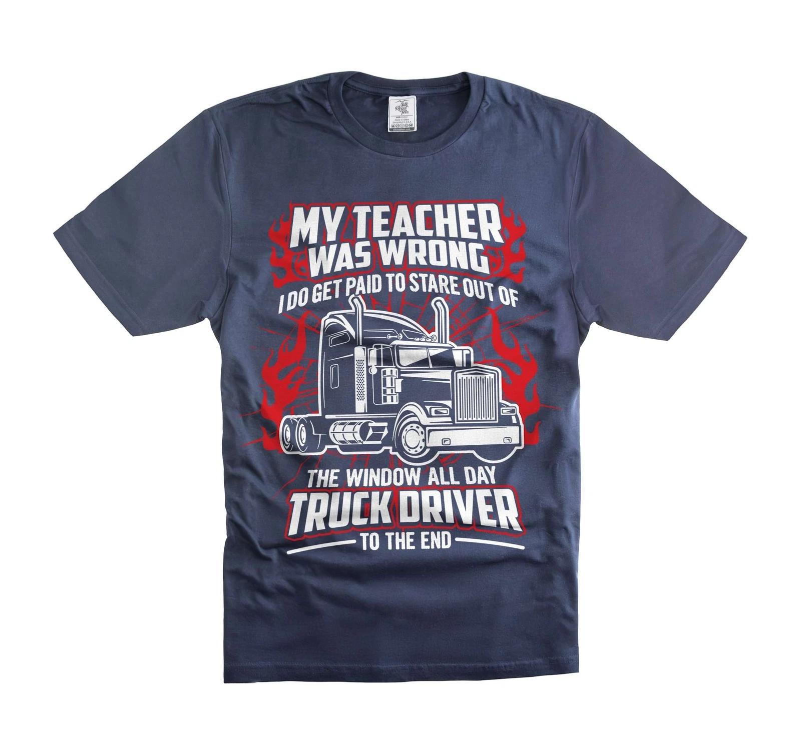 Funny Truck Shirt - Truck Driver T-Shirt - Trucker Dad Gift for Father s Day S