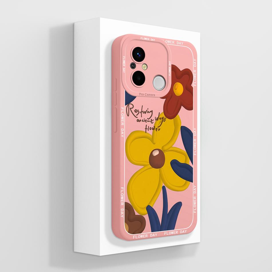 Coque Pour Redmi 12C 11A POCO C55 Coque Arrière Créative Protection Complète Protecteur Souple en Silicone Liquide Pour Redmi 12 C 11 A POCO C 55