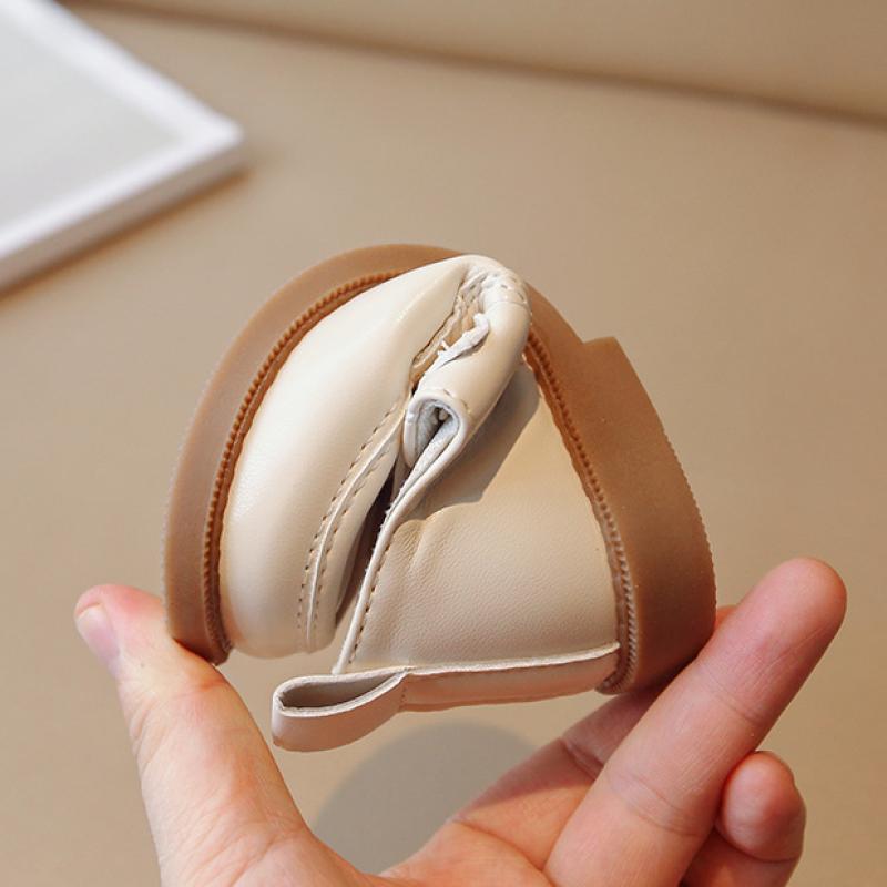 New Korean Version Children's Leather Shoes Baby Fashion Toddler Shoes Boy's Soft Sol Single Shoes Solid Color Casual Shoes