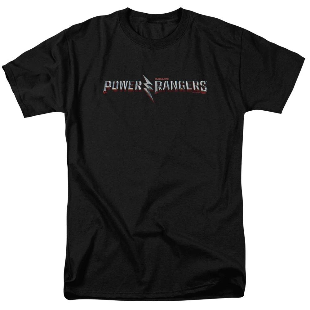 Power Rangers - Movie Logo - Unisex Short Sleeve Children s T-shirt - Black 100