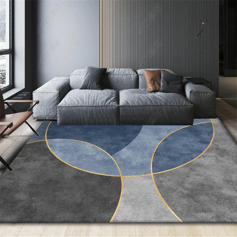 Geometric Printed Carpet Living Room Large Area Rugs Carpet Modern Home Living Room Decoration Bedroom Washable Floor Lounge Rug