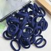 30/50/100PCS/Lot Girl Mix Colors Hair Bands Basic Hair Ties Elastic Headband Hair Scrunchies Women Accessories Ponytail Holder