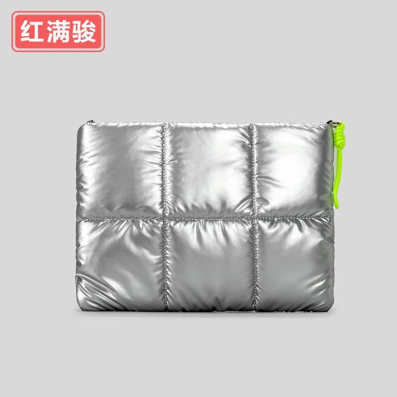 Niche tablet-inch iPad liner bag padded cotton-filled Apple laptop bag серебряный