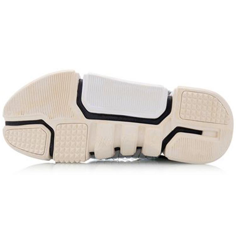 Li Ning Essence 2 Sample For Sale SFS Leather Slip Resistant And Breathable Mid Top Casual Shoes Women's AGBQ066-3