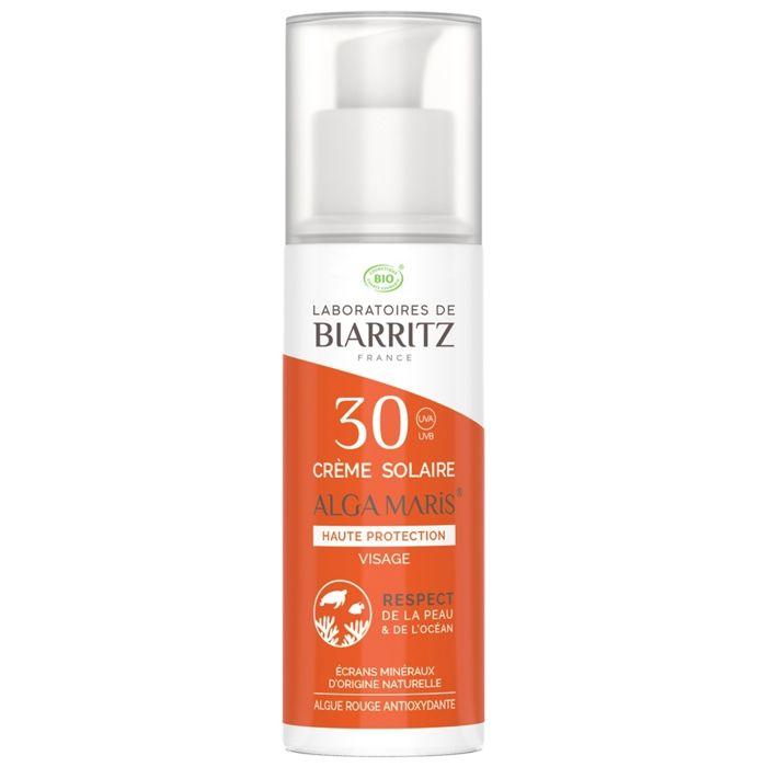 Crème Solaire - Laboratoires de Biarritz - Algamaris - SPF30 - 50ml - Waterproof - Bio
