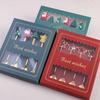 4pcs Christmas Spoons Forks with Gift Box Coffee Spoon Tea Stirring Spoon Xmas