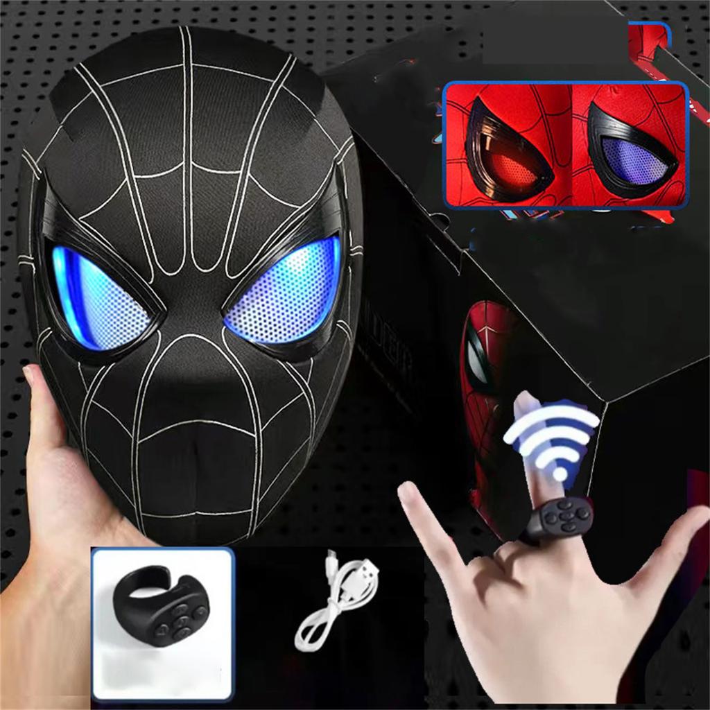 LED Cosplay Face with Remote Control and Red Blue Glowing Eyes