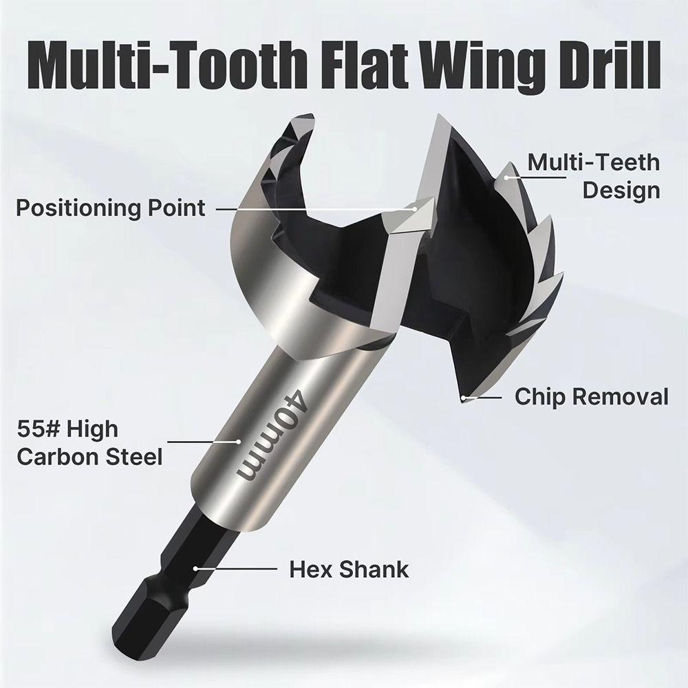 1Pcs High Carbon Steel Forstner Boring Drill Bits Wood Hole Opener  for Wood Drilling